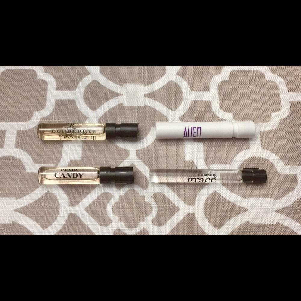 Perfumes- used once to test